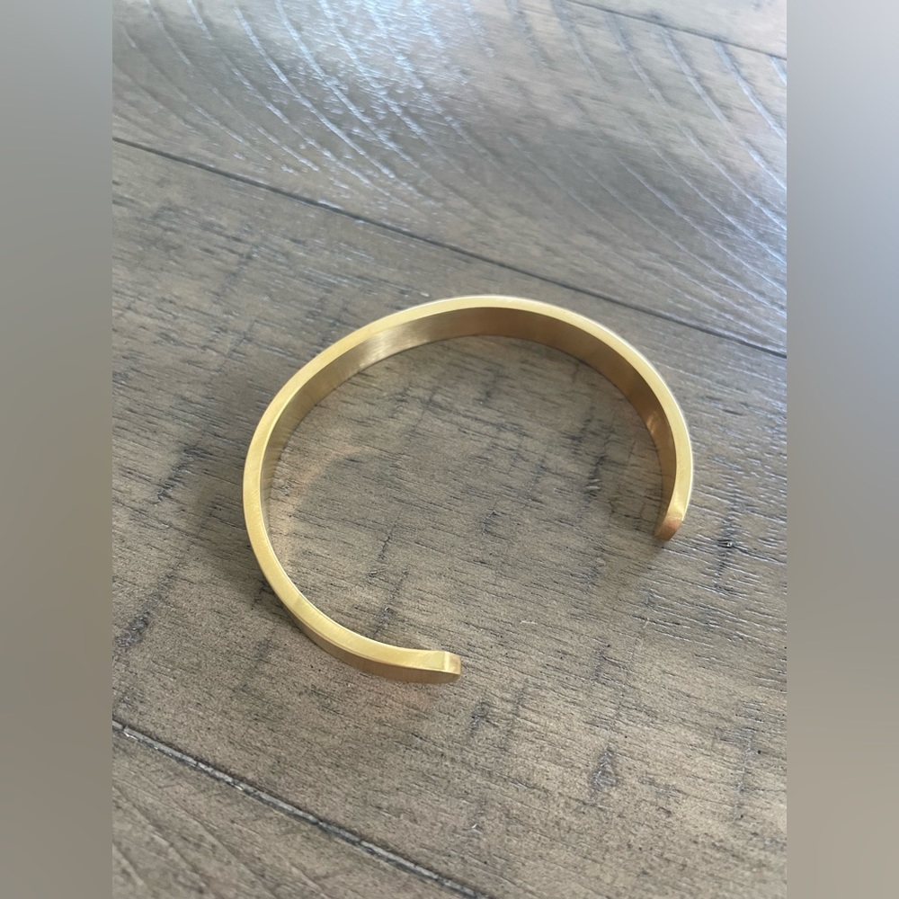 Adornia 14K Gold Vermeil Cuff Bracelet (Men's) Brand New